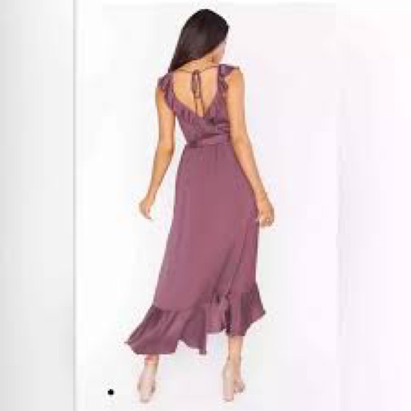 Show Me Your Mumu Samantha Ruffle Wrap Dress size Medium - Picture 3 of 15